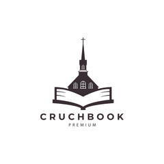 bible and church christian symbol logo vector icon symbol illustration design