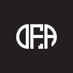Fototapeta premium OEA letter logo design on black background. OEA creative initials letter logo concept. OEA letter design.