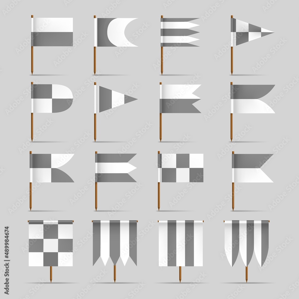 Canvas Prints flag and standard templates