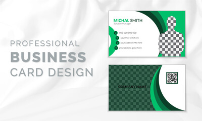 Professional Creative Marketing Agency Elegant minimal abstract design corporate company agency business card vector template