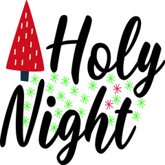 Christmas T-shirt and SVG Design 