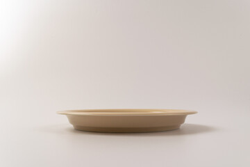 porcelain plate on a white background