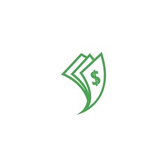 Money icon logo illustration template