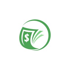 Money icon logo illustration template