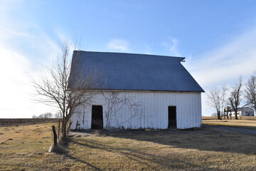Old White Barn