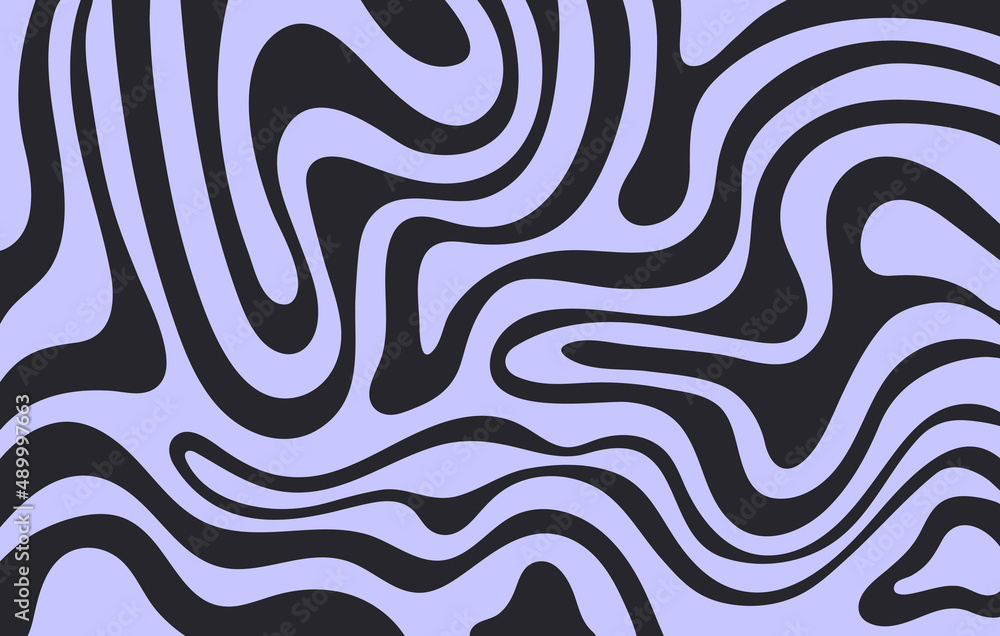 Poster abstract horizontal background with colorful waves. trendy vector illustration in style retro 60s, 7