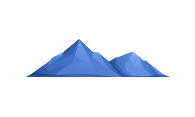 Blue mountain illustration