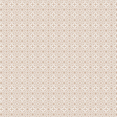 Oriental pattern - White and pink background with Arabic ornament - Pattern, background and wallpaper for your design - Textile ornament - Vector illustration