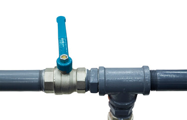 industrial pipe valve in close position for water or pressure air ;