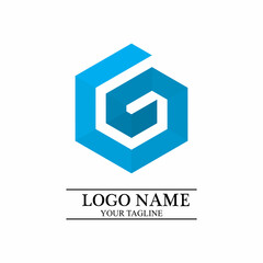 G letter monogram logo vector