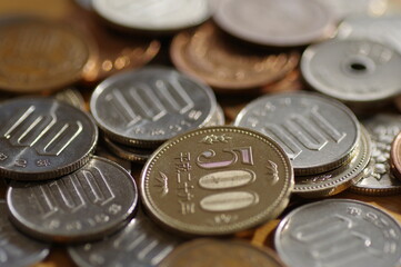 お金（硬貨、小銭、円）