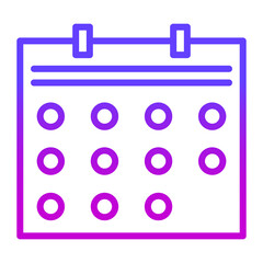 Illustration of  Calendar design icon