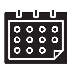 Illustration of Calendar design icon