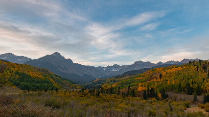 Fototapeta premium Colorado Rocky Mountains Fall Sunrise