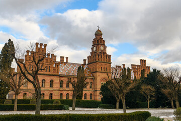 Chernivtsi National University, former Residence of Bukovinian and Dalmatian Metropolitans in Chernivtsi, Ukraine