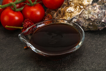 Oyster sauce in the bowl