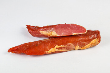 Delicous smoked pork for snack