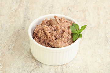Canned tuna fish for salad