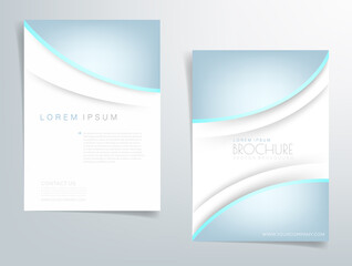 Fototapeta premium Header flyer business brochure vector graphic with space for text and message design