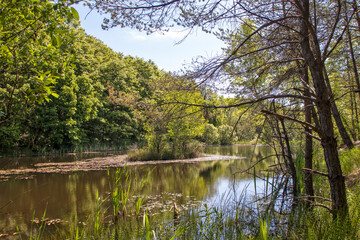 Fototapeta premium Sua Gabra Lakes at Lozenska Mountain, Bulgaria