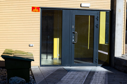 door in the city, New house in the city, Ulven, Oslo, Norway