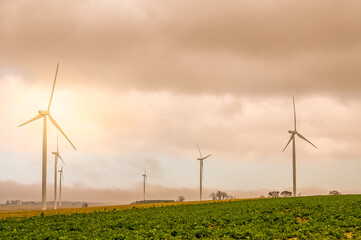 environnement electricité éoliennes vent ecologie renouvelable energie