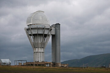 Almaty / Kazakhstan - 08.12.2018 : Assy-Turgen. Astronomical Observatory on a high plateau. It is located at an altitude of 2750 m above sea level, to the East of the city