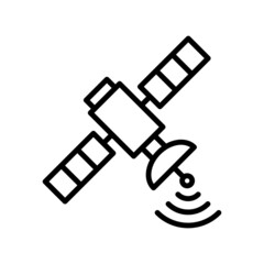 Satellite,Signal Icon Logo Design Vector Template Illustration