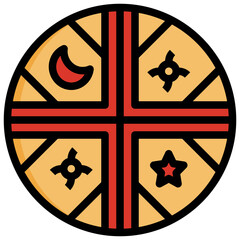 MAPUCHE filled outline icon,linear,outline,graphic,illustration
