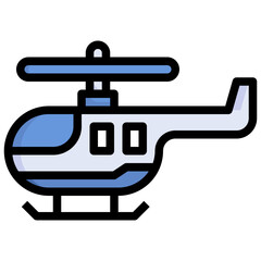 HELICOPTER filled outline icon,linear,outline,graphic,illustration