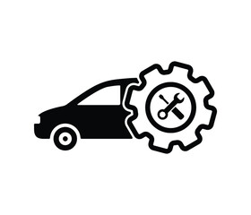 car repair servicing icon eps 