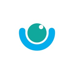 Eye Care vector logo design icon template