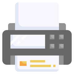PRINTER flat icon,linear,outline,graphic,illustration