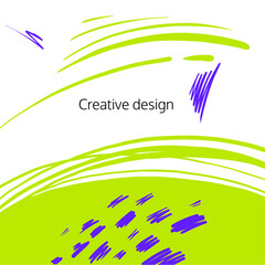 Obraz premium Vector illustration. Abstract bright office