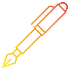 Illustration of Pen design icon