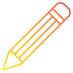 Illustration of  Pencil design icon