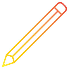 Illustration of  Pencil design icon