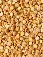 Grits close-up, texture of seeds and cereals