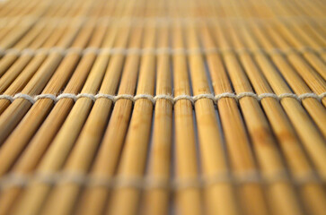 Bamboo sticks close-up, bamboo texture