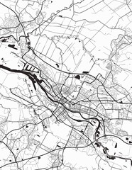 Bremen Germany City Map