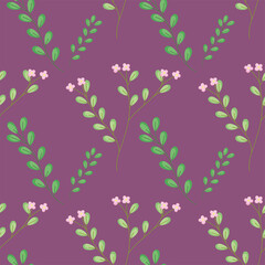 leaves and flower background