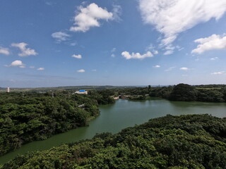 Fototapeta na wymiar バンナ公園の風景、石垣島、沖縄