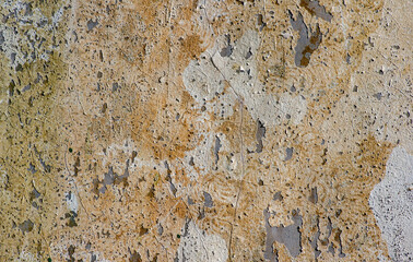 Broken wall paint, vintage concrete wall, art wallpaper or artistic texture background
