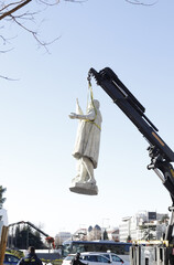 transporte de monumentos históricos