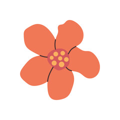 Fototapeta na wymiar Hand drawn flower element for your design