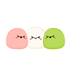 Mochi icon vector. Mochi logo design. Japanese rice dessert.