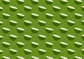 Matcha cup pattern background. Green tea vector. icon and symbol.