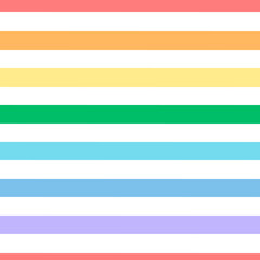 Seamless pattern rainbow colored stripe vector illustration	
