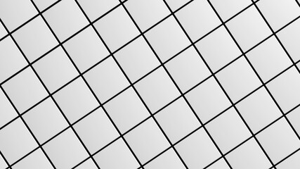 Geometric background, white tile texture .3d render illustration