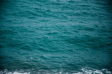 Abstract sea background smooth waves of blue water